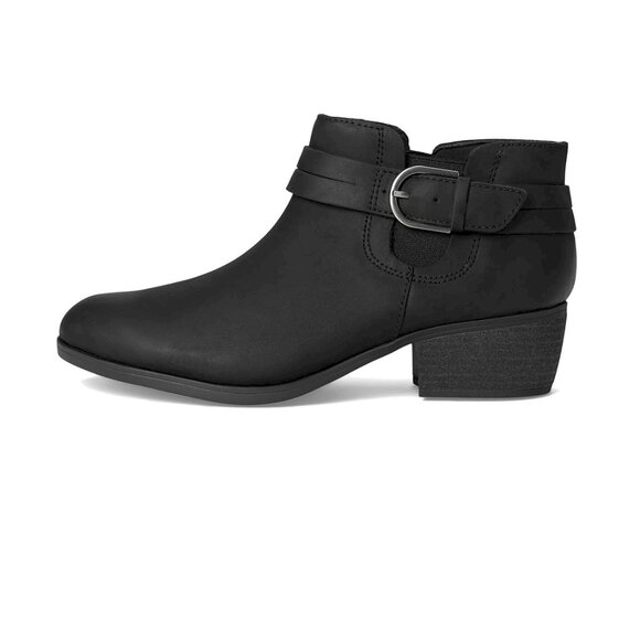 Clarks Charlten Rae Black Booties Women's Size 6.5W New - Picture 4 of 8